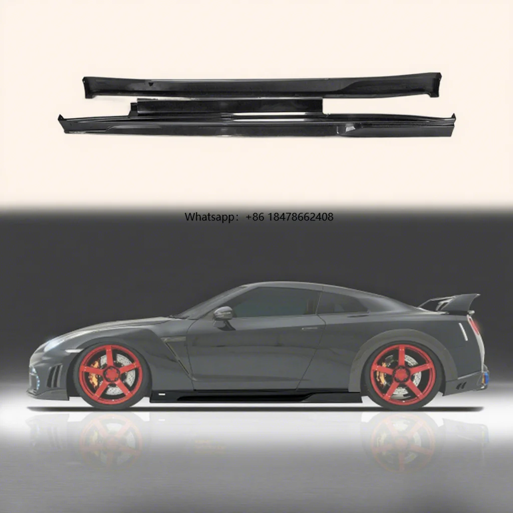 

For 08 Onwards R35 Gtr Row Style Partial Carbon Fiber Side Skirt