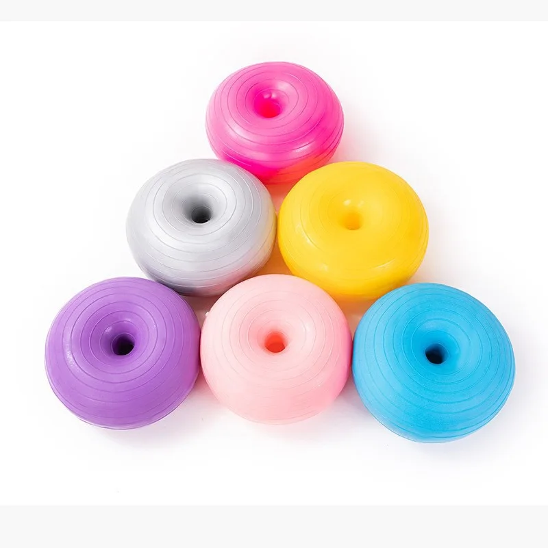 3025 Donut shaped yoga ball thickened explosion-proof inflatable postnatal repair Pilates men and women