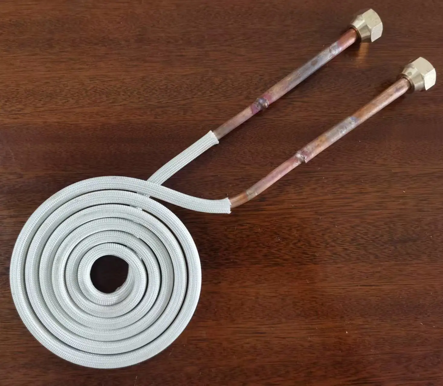 

Precision Pancake Copper Induction Heating Coil Head Flat Copper Rings Surface Quenching Head for Metal Heating Applications