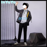 InYoYo Fura Kanato Cosplay Costume Vtuber Cos New Clothes Fashion Handsome Uniform Halloween Carnival Party Outfit Men Customize