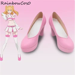 Lilysa Amano Ririsa Amano Mikari Tachibana 2.5 Dimensional Seduction Cosplay Shoes Boots Game Anime Halloween RainbowCos0 W4318