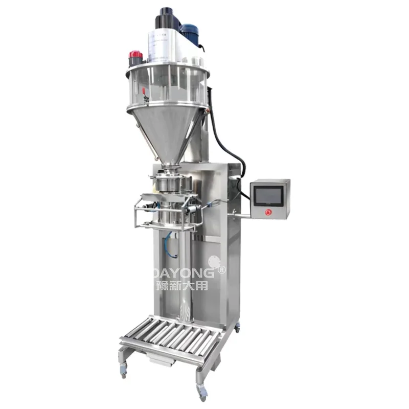 2026 High Accuracy Dispenser for Flour Cocoa Spice Pepper Milk Whey Black Protein Powder Paper Pouch for Food Wrapping Machine