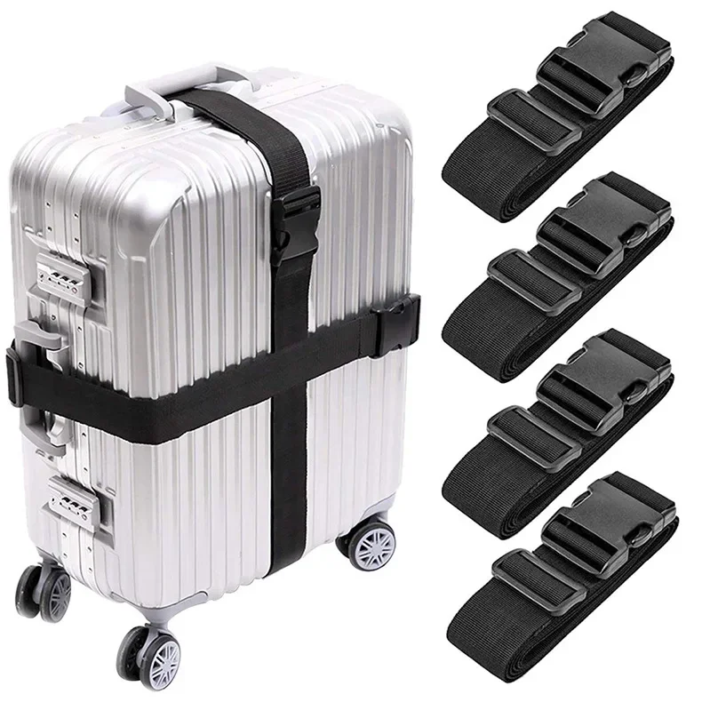 One-word packing belt, suitcase, suitcase strapping belt, checked reinforcement belt, trolley case, plastic buckle luggage belt.