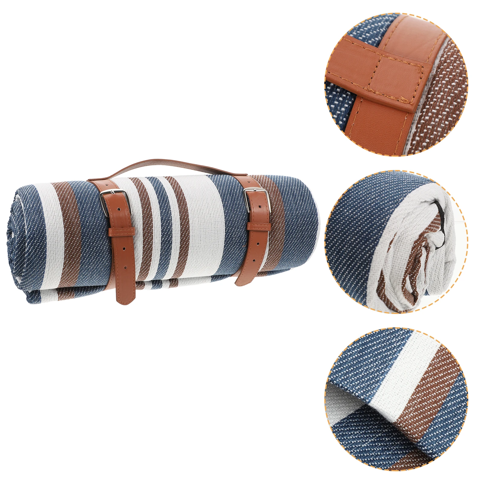 

Picnic Blankets Mat Convenient Floor Cushion Waterproof Sand-proof Carrying Backyard Baby