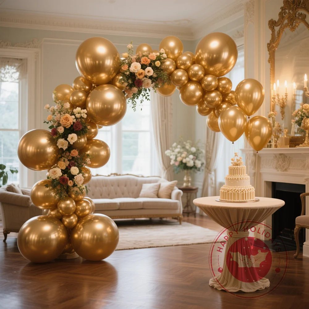 

5"-36" Chrome Balloon Happy Birthday Decor Silver Blue Green Red Latex Balloons Wedding Decoration Baby Shower Globos Kids Toys