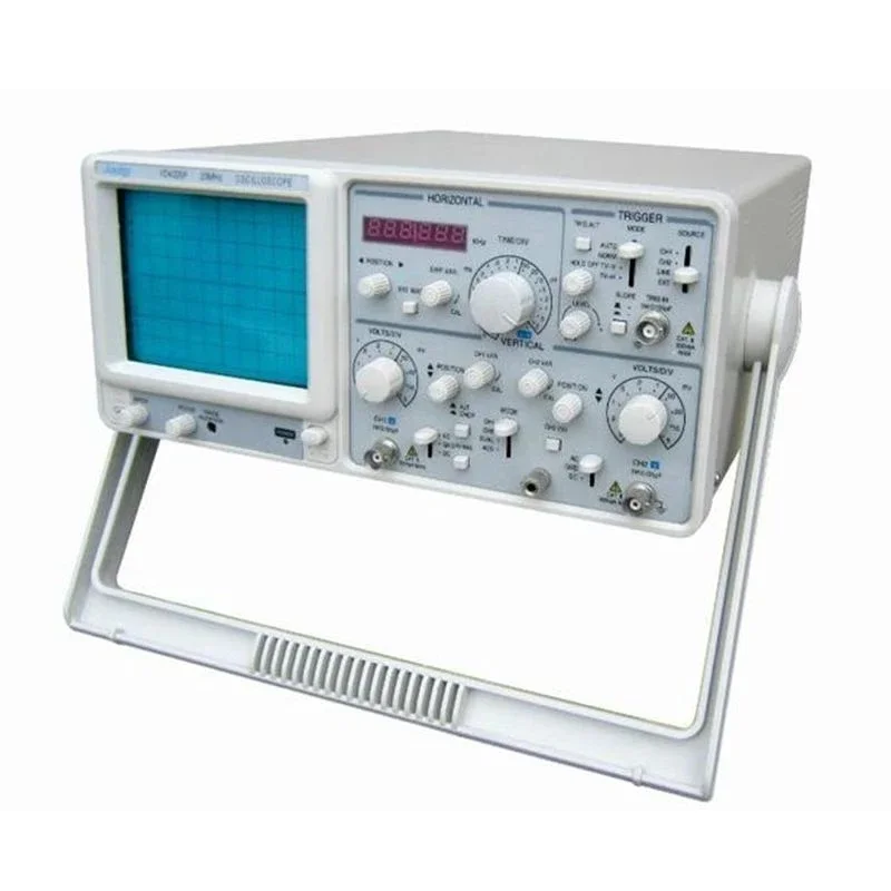 20 40 60MHz Serial Analog Dual Channel Oscilloscope With Frequency Meter