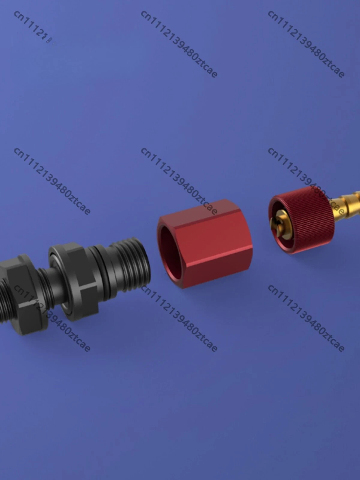 M10 Airtight Test Nozzle Self Sealing Check Valve Vacuum Exhaust PRV Valve For ROV Underwater Robot Sealed Cabin Leakage