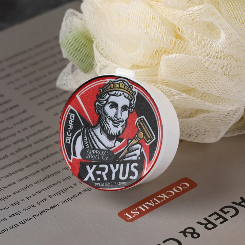 YAQI XERYUS إله الحلاقة اليوناني 27 جرام عينة حزمة صابون الحلاقة للرجال