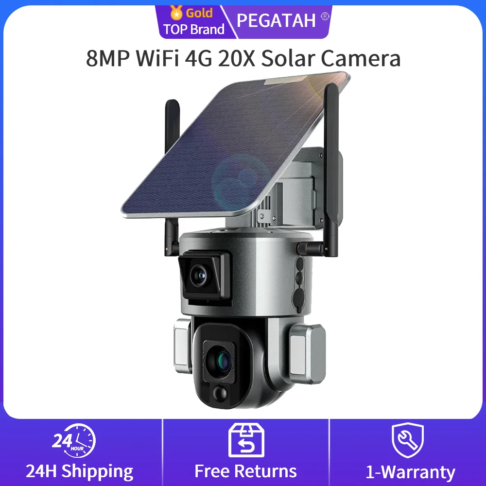 4K 8MP Wifi 4G Sola… - image