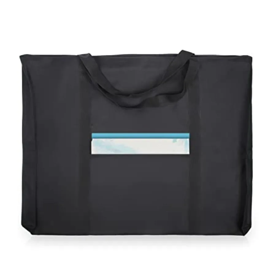 กระเป๋าใส่ผลงานศิลปะผ้าดักครอนน้ำหนักเบา ขนาด 19.6 นิ้ว x 25.6 นิ้ว สำหรับใส่ผลงานศิลปะขนาด 18 นิ้ว x 24 นิ้ว พร้อมสายสะพาย เหมาะสำหรับการพกพา