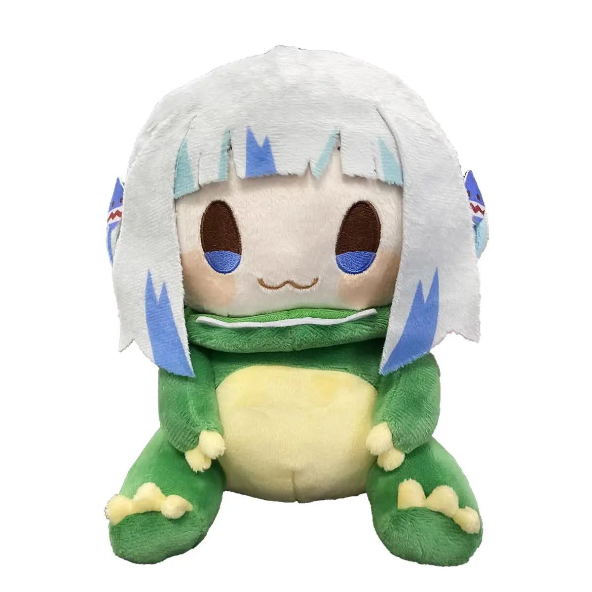 Anime Pluche Hololive Gawr Gura Cosplay 20 CM Katoenen Pop Verkleedkleding Gevulde Figuren Knuffels Speelgoed Verjaardagscadeau