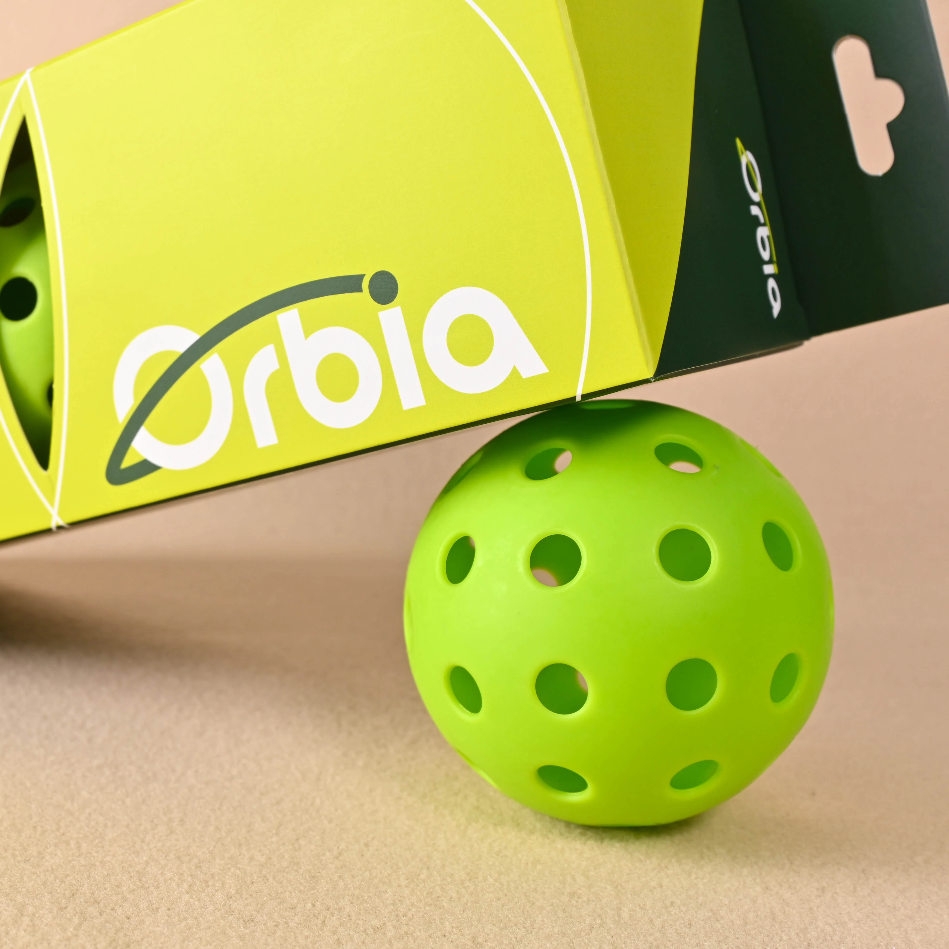 Orbia-bolas de Pickleball duraderas para exteriores, accesorios de entrenamiento, 3 piezas, 40 agujeros, 74mm, estándar