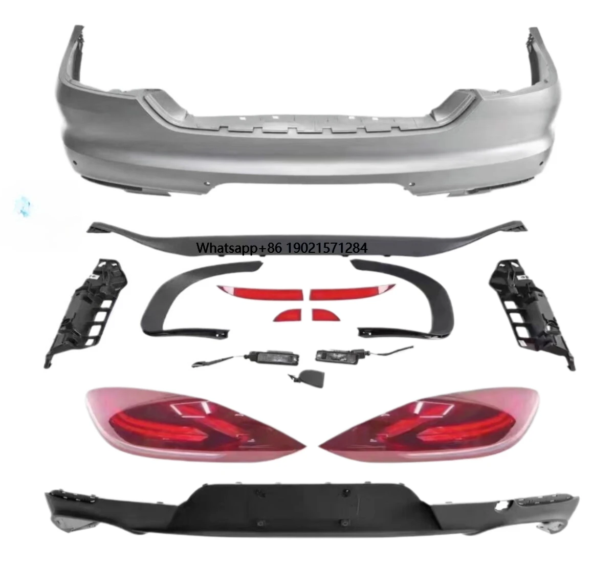 

High Quality Body Kit for 10-13 Panamera Upgrade New Style Rear Car Bumpers Assembly and Taillight