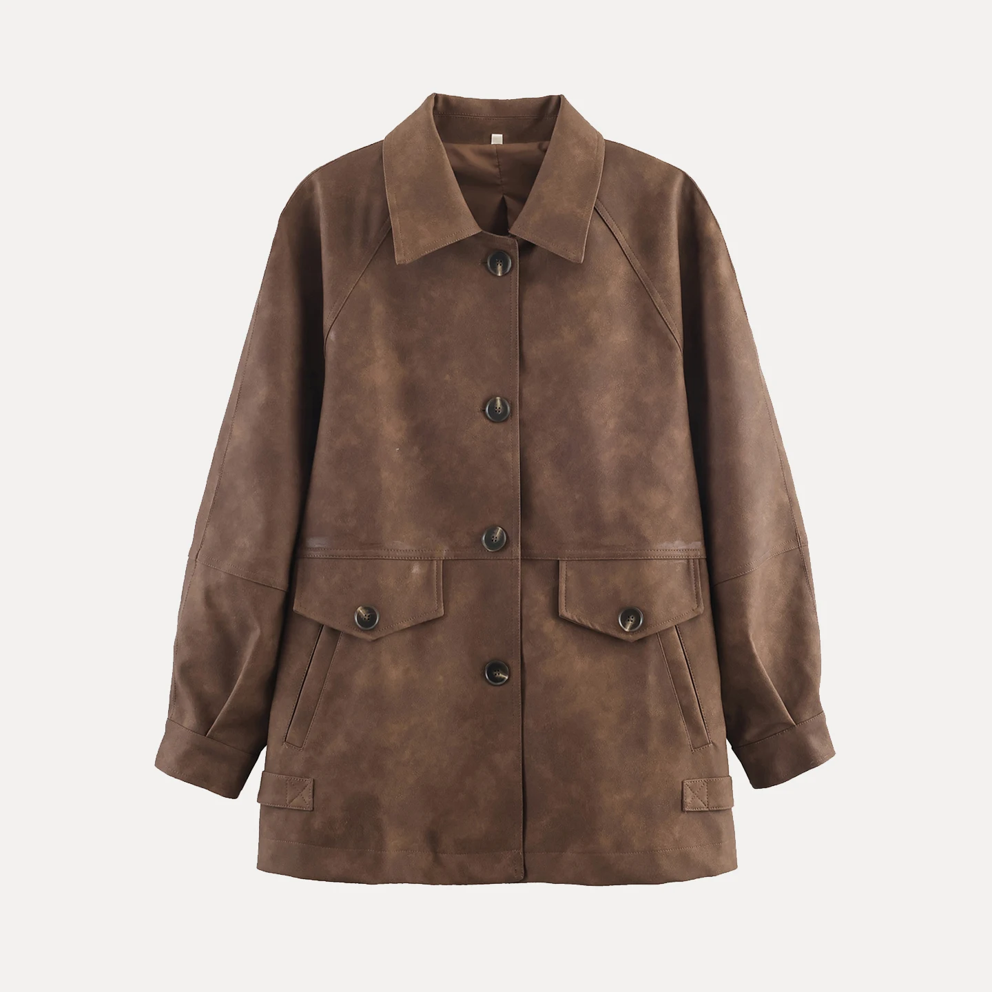 

Модный повседневный двухцветный тюре для женщин, осень 2023, повседневная одежда для поездок на работу, брендовая длинная застежка на пуговицы Z