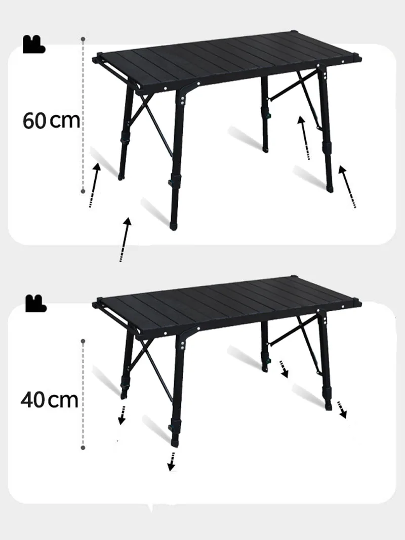 Lohascamping Camping składany wielofunkcyjny stół IGT komplet rolkowy stół do lutowania regulowane nogi biurko palnik na biurko stół do grillowania