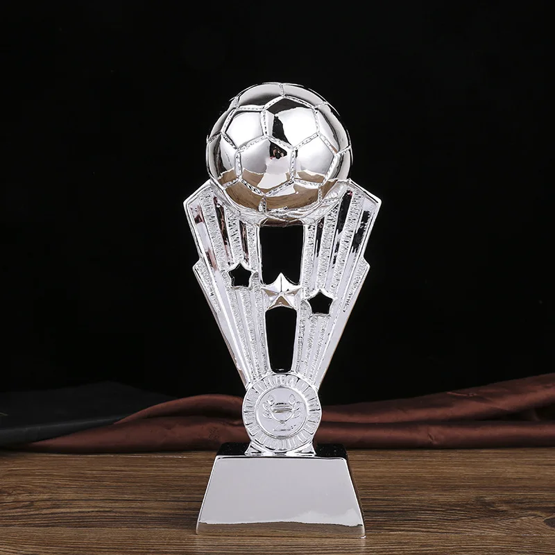 Football team competition resin trophy Electroplating Champions Cup