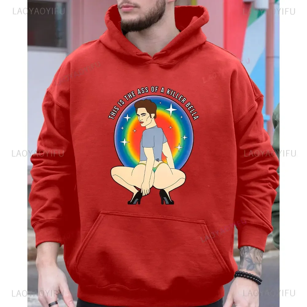 هذا هو الحمار من القاتل بيلا الخريف البلوز سترة الشفق ساغا الجرافيك مضحك هوديس الرجال النساء Harajuku رجل هودي
