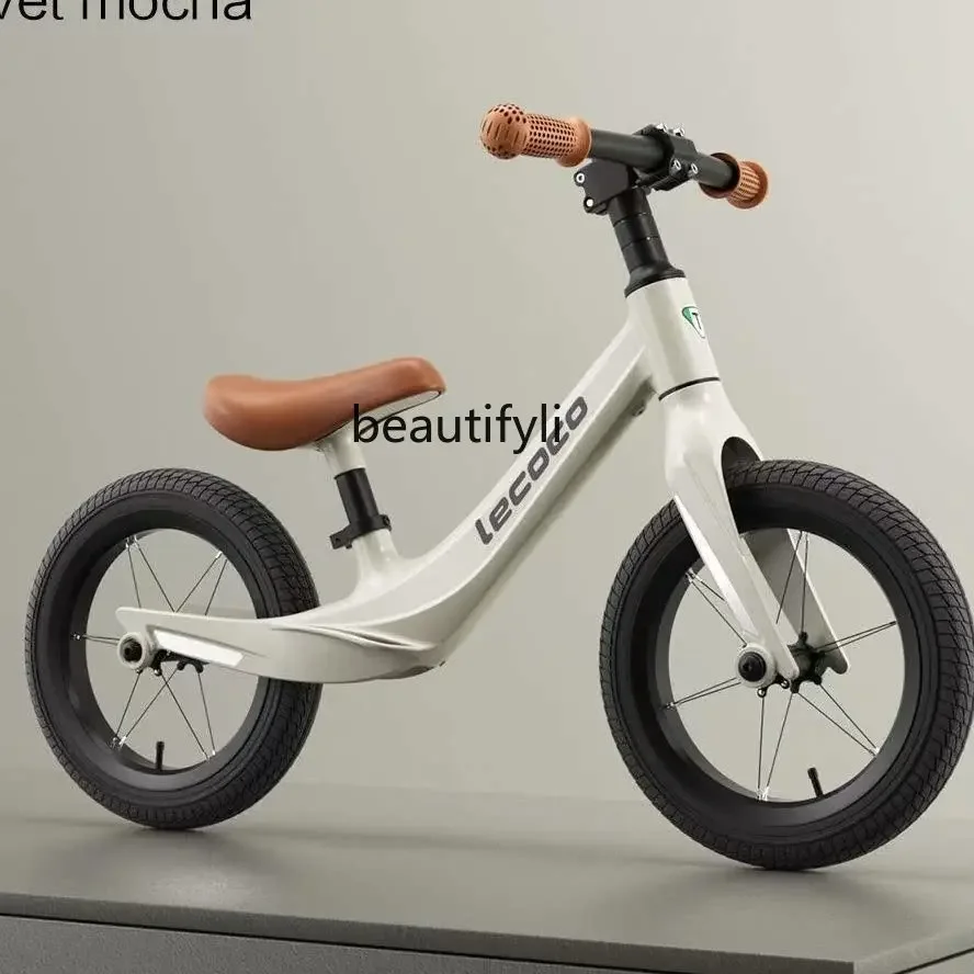 Voiture d'équilibre haut de gamme pour enfants, camion Le, scooter pour bébé débutant de 3 à 6 ans, peut s'asseoir et monter sans pédales