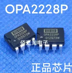 OPA2228P Audio Duplo op-amp, Em estoque, DIP-8, Novo, Original, 1pc por lote