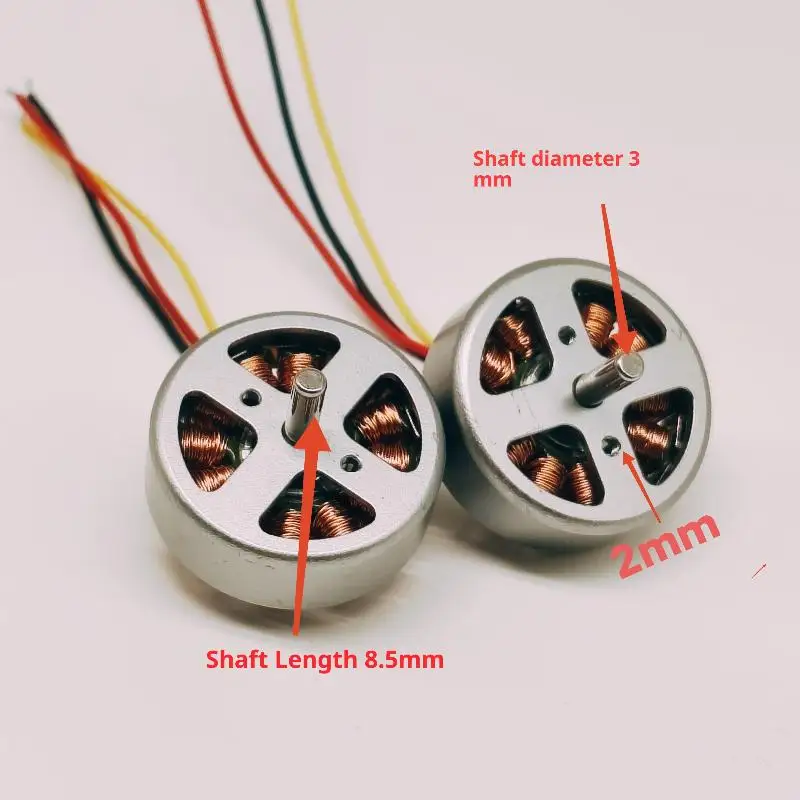1 Uds RC Drone FPV Quadcopter accesorios de motor de avión usado 1200KV Mini 2204 2S-3S Motor sin escobillas trifásico de alta velocidad