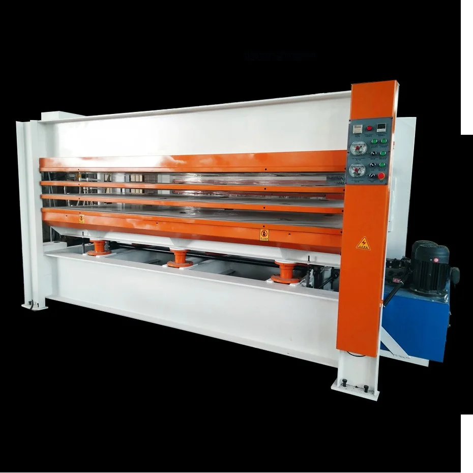 3 Layers Hot Press Machine for Wood PVC Woodworking Machine for Wood and  Wooden Door Veneer Press Machine