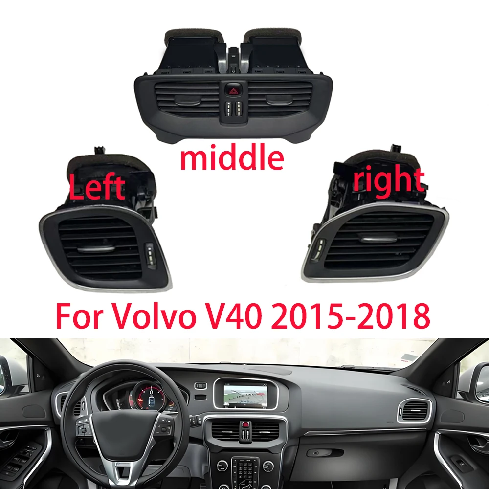 

Original factory parts Car Front Dash Center Console Air Condition Outlet Vent For Volvo V40 2015-2018 Auto Interior Accessories