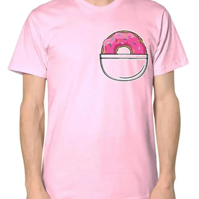 Donut Fake Pocket T shirt Top