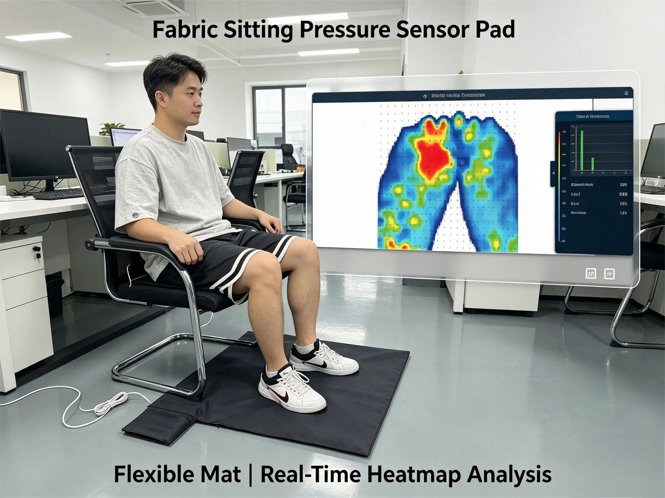 Office Chair Cushion - FSR Esnek Koltuk Basınç Sensörü Pedi,