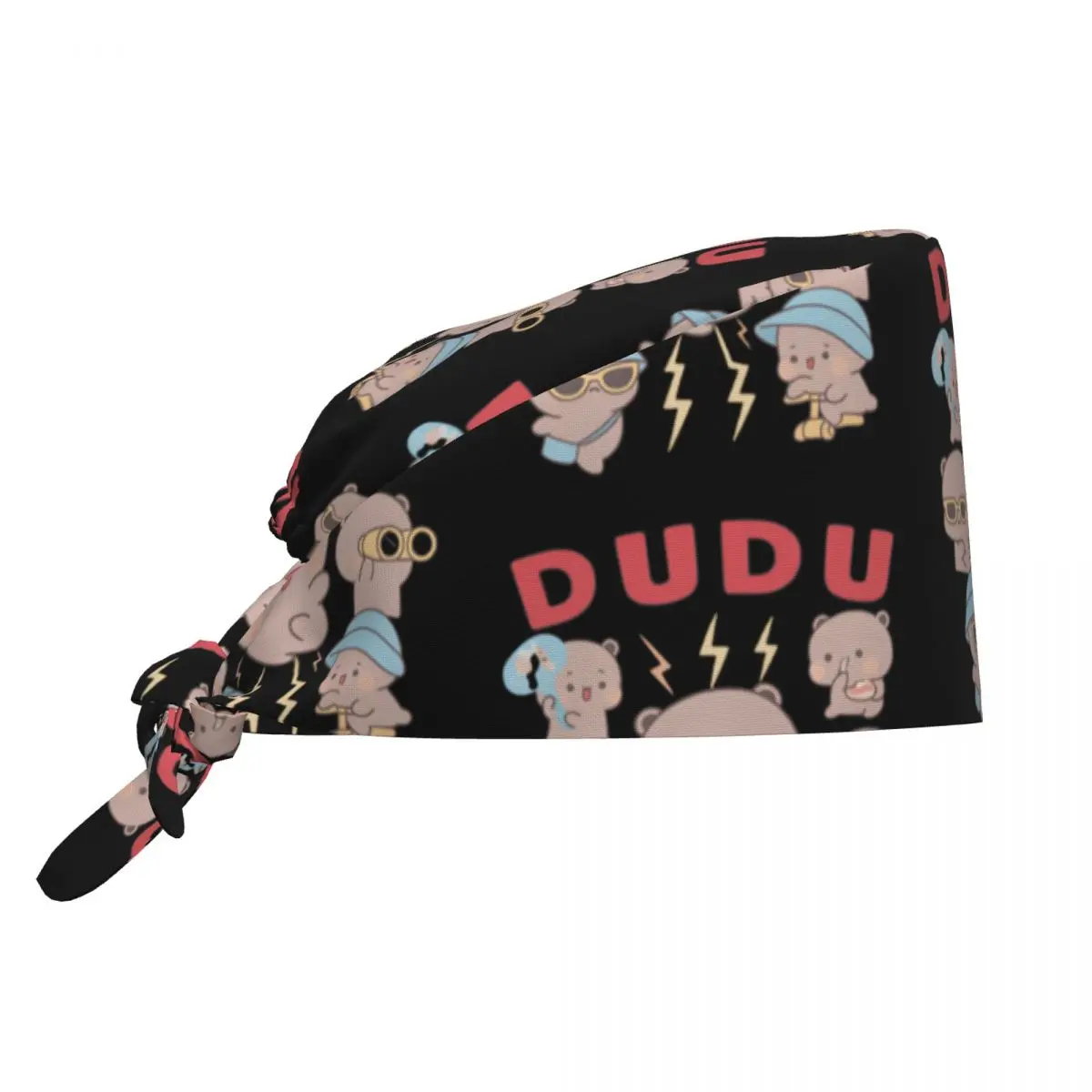 

Scrub Caps Dudu Bubu Nurse Hats For Unisex Women Holder Long Hair Working Caps Comfortable Printed Medical Hat