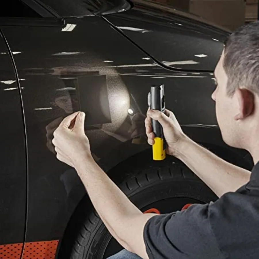 

Automotive Paint Color Matching Light: High-CRI LED White Housing Precise Spectral Accuracy for Professional Refinishing Applic