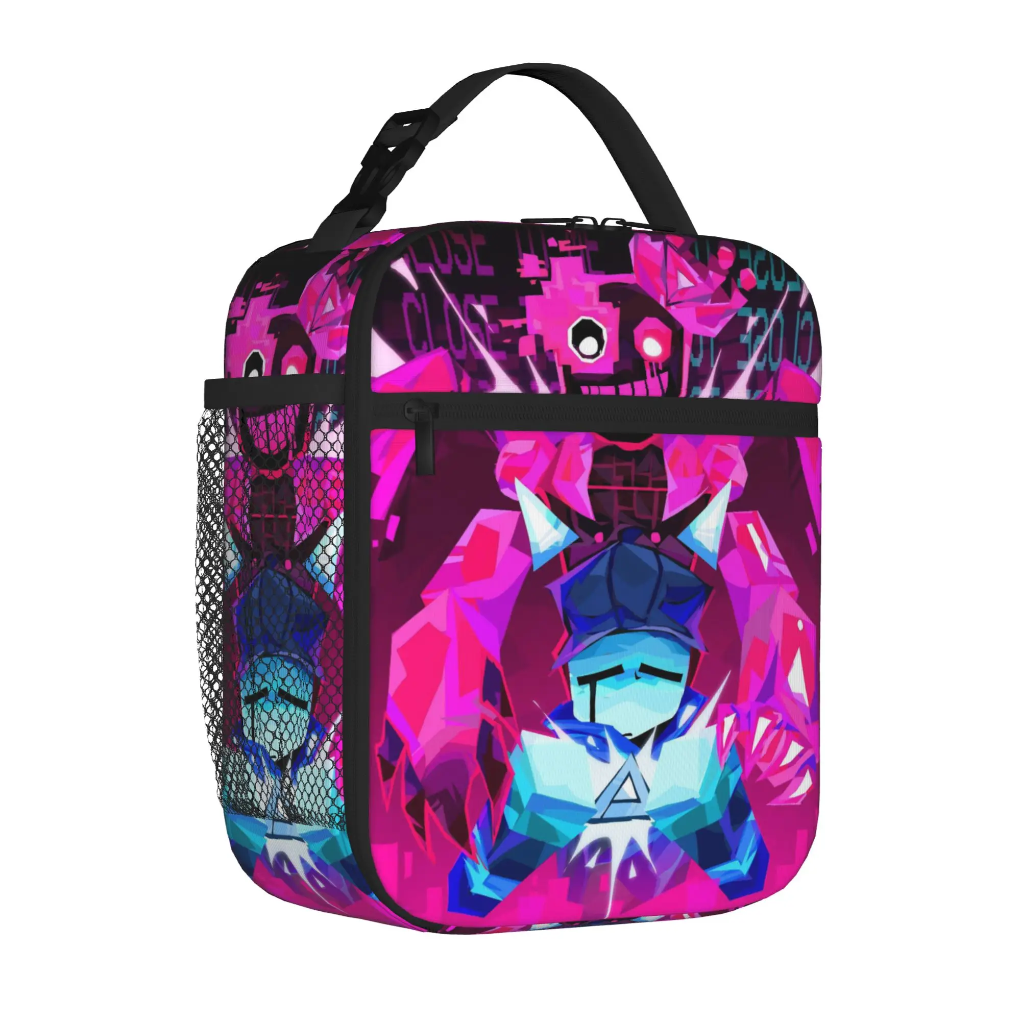 Forsaken Close to Me Tote Insulated Lunch Bag Horror Game Portable Food Bags Reusable Thermal Cooler For Work Washable Bento Box