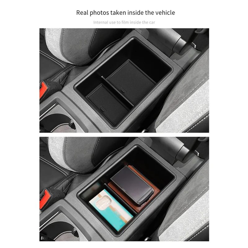 

A85E-Car Storage Box Storage Box For Q3 Center Console Armrest Storage Box Car Accessories
