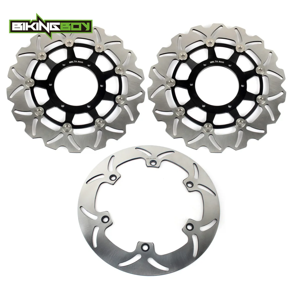 BIKINGBOY Front Rear Brake Discs Rotors For GL 1500 F6C 97-03 Gold Wing 1500 Valkyrie C Interstate CI 00-03 Tourer CT 97 98 99