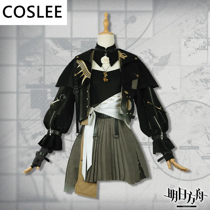 COSLEE [S-3XL] Arknights Penance Cosplay Costume 2023 AMBIENCE SYNESTHESIA Game Suit Cool Uniform Halloween Party Outfit Custom