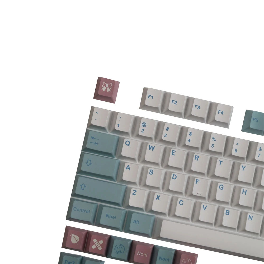 PBT Keycap GMK Noel DYE- Sublimation Cherry Profile  English KeyCaps For Game Mechanical Keyboard For Gateron MX Switch