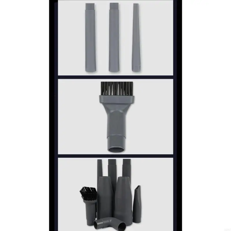 A0NC 9 ชิ้น/เซ็ต Universal เครื่องดูดฝุ่นบ้านปัดฝุ่นรอยแยกบันไดอุปกรณ์เสริมมัลติฟังก์ชั่นมุมชุดแปรงหัวฉีดพลาสติก