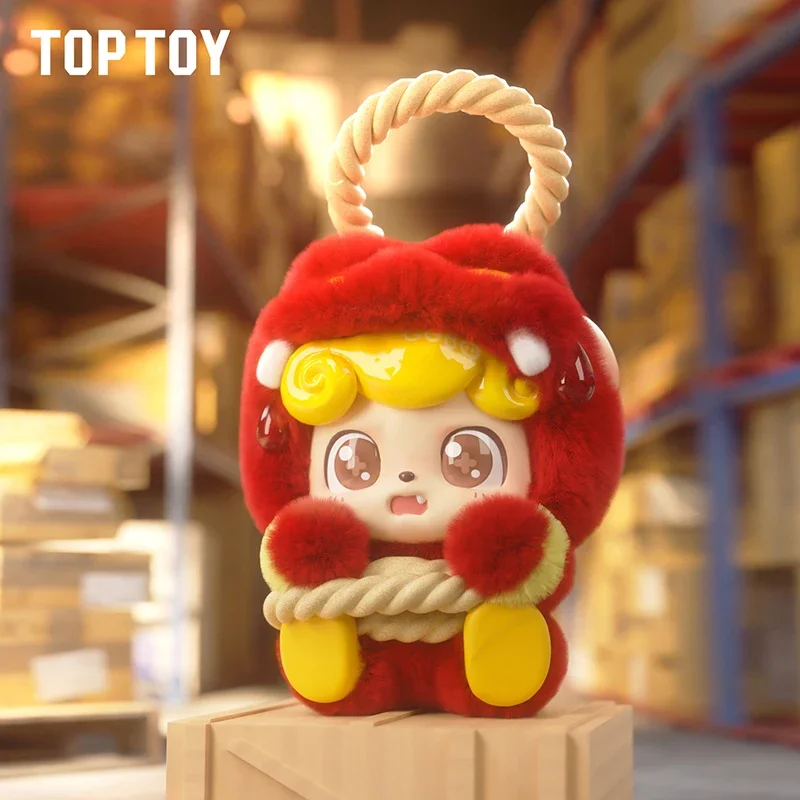 

TOPTOY Blind Box Q Kid GG Bond Super Bro Series Cute Flocked Anime Figure Original Doll Ornaments Gift For Anime Fans Kids
