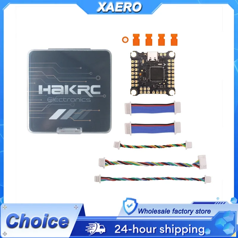 HAKRC F405V2 Flight Controller - Direct Plug for DJI O3 Air Unit, Dual BEC & Barometer, 3-6S for INAV Fixed Wing & Drone