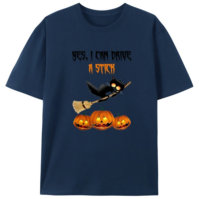 

Men T Shirt Halloween- I can drive a Stick Women T-Shirt