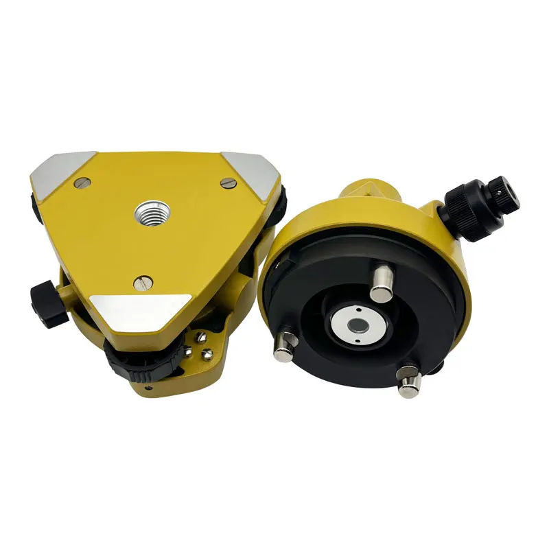 New version Yellow Tribrach & Adapter With Optical Plummet For Total Station Surveying instrument