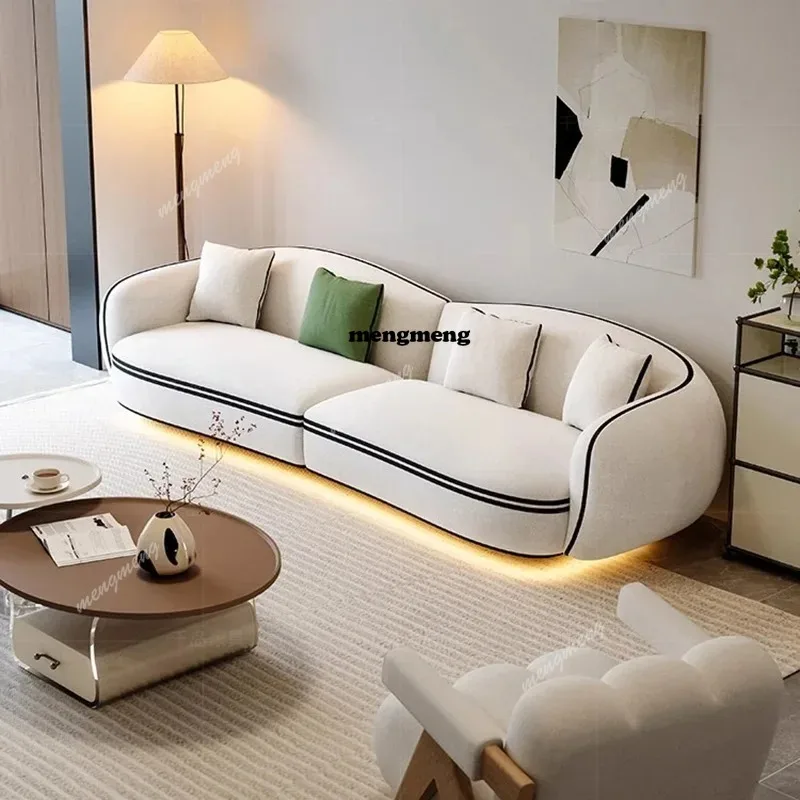 

White Cloud Living Room Sofas Nordic Air Single Modern Outdoor Sofa Replica Bedroom Designer Balcony Muebles Salon Furniture