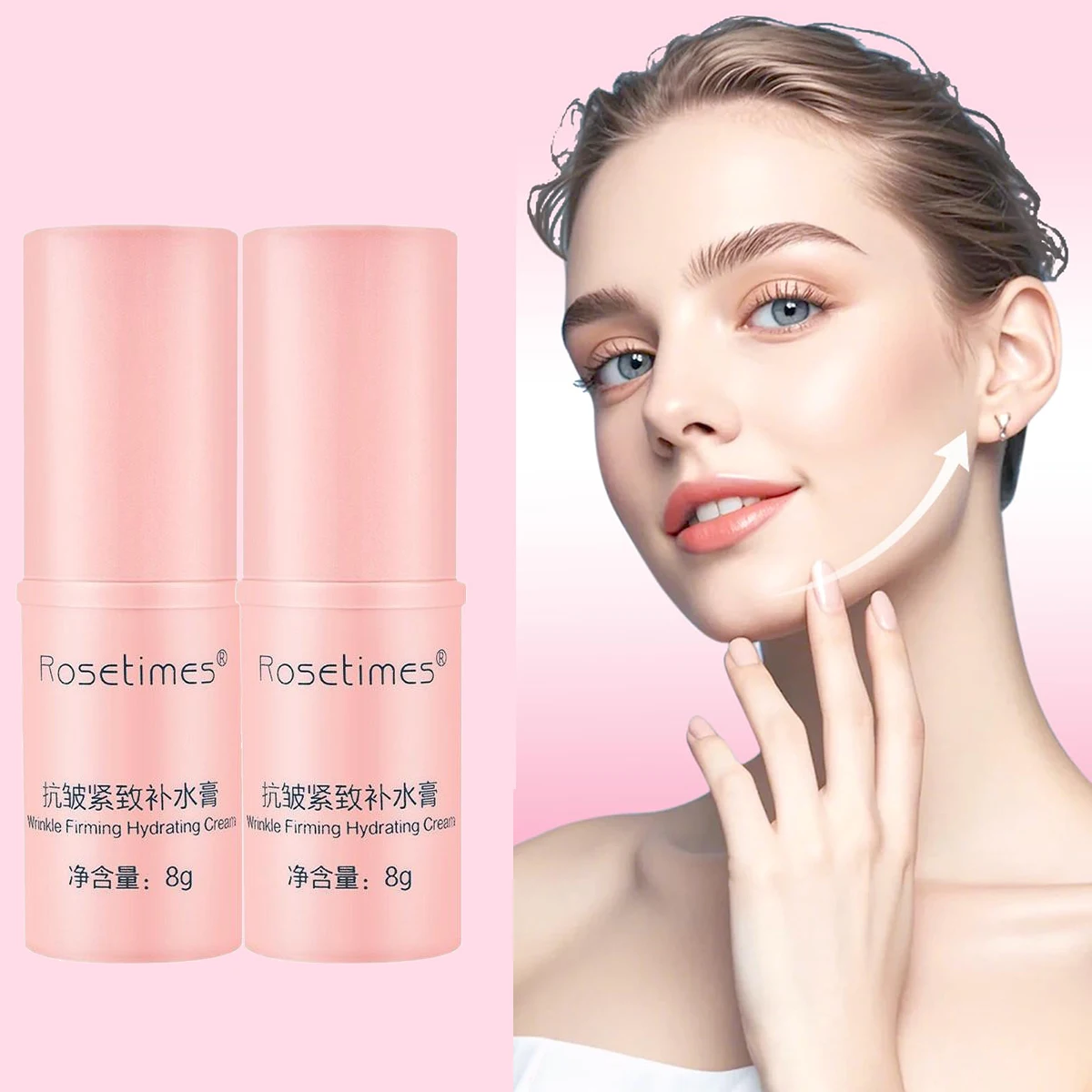 2PCS Wrinkle Repair Moisturizing Multi Balm Stick, Face Eye Hydrating Collagen Face Moisturizer, Wrinkle Bounce Face Balm Stick