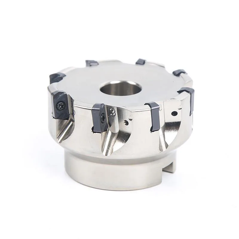 EXN03R CNC Fast Feed Face Milling Cutter Double-sided CNC Cutter Head untuk Sisipan LNMU0303