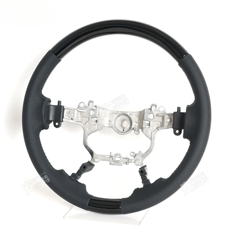 

For Toyota Land Cruiser (All Series) High-End Flat Leather Coated Steering Wheel (SUV Special, Modification Upgrade Part)