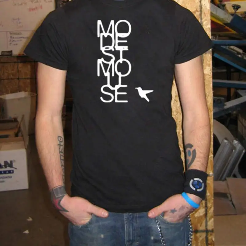 Modest Mouse Vertical Text Indie Rock Band T-Shirt