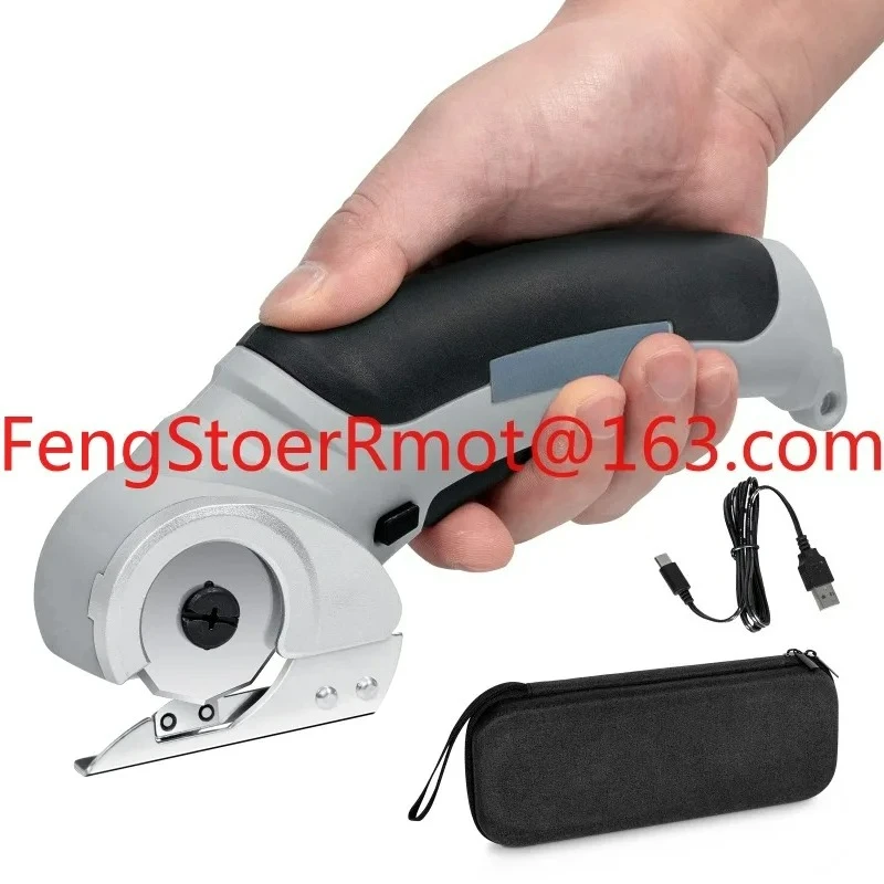 

Auto Cordless Car Rubber Cutter Battery Tailor Leather Round Electric Scissors for Fabric Cutting
