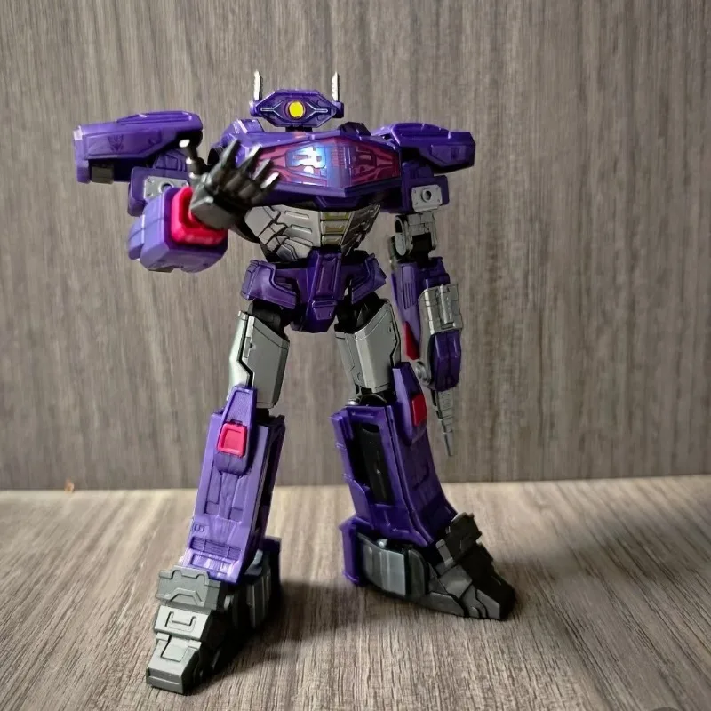 Blokees Transformers Shockwave edición Premium bloques de construcción figura de acción Anime modelo juguete coleccionable escritorio regalos de cumpleaños