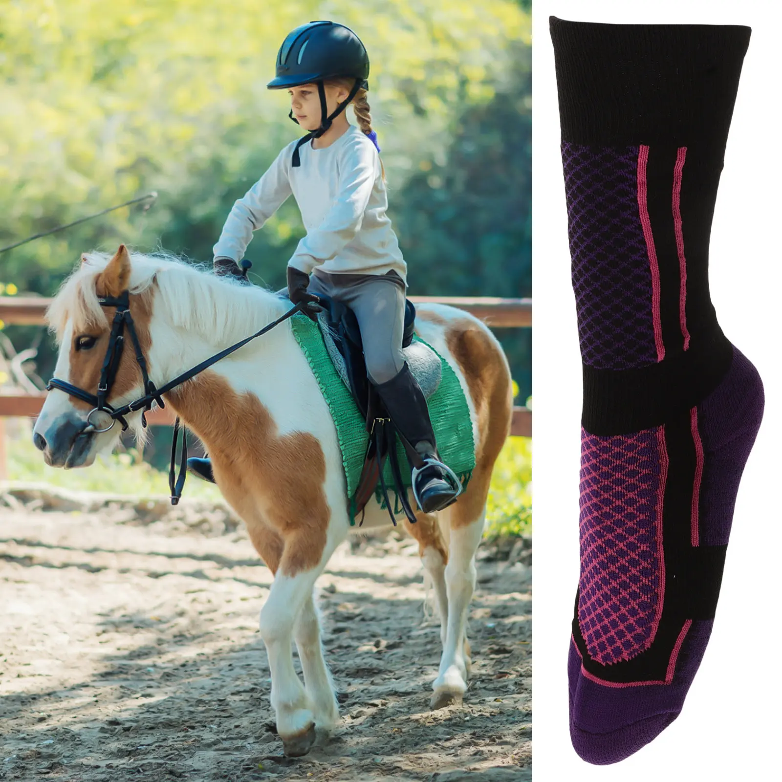 1 paire de chaussettes d'équit - Outdoor Sport Hose avis et prix