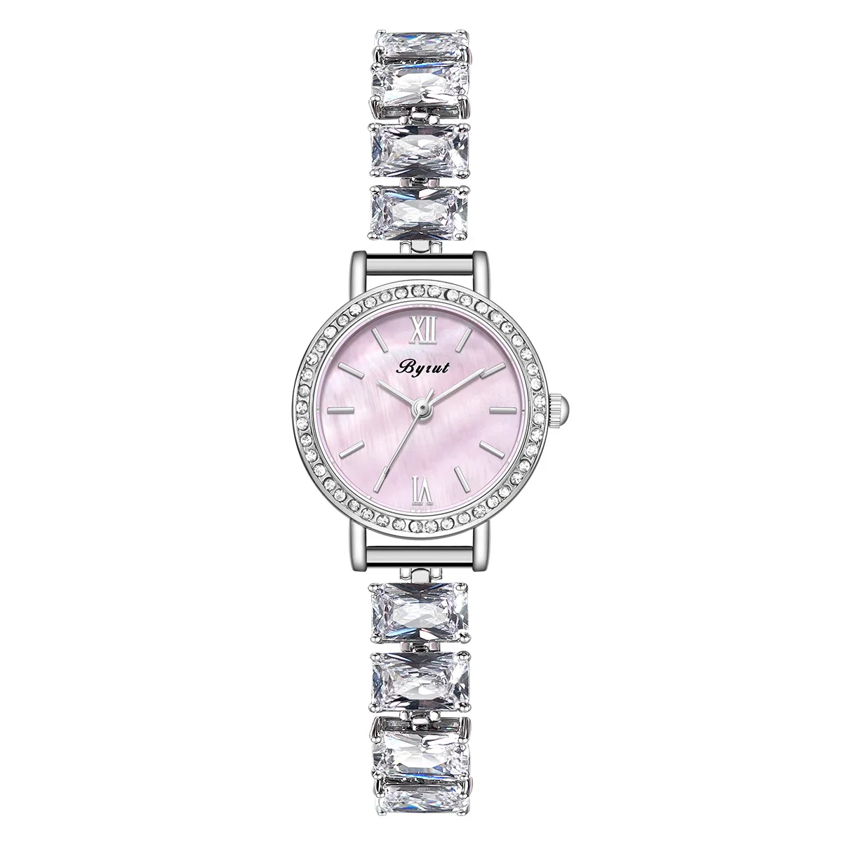 

2026 Brand Watch High Beauty Beimu Light Luxury Zircon crystal Bracelet Watches Waterproof Women's Fashion Quartz Wristwatches