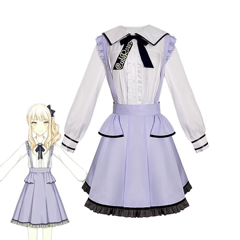 

Anime Project Sekai Akiyama Mizuki Casual Cosplay Costume Full Set Outfit Anime Colorful Stage PJSK Halloween Costume for Woman